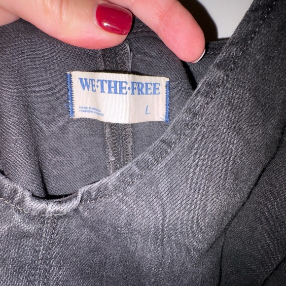 NWT Free People High Roller Jumpsuit Black Size L - Picture 3 of 3